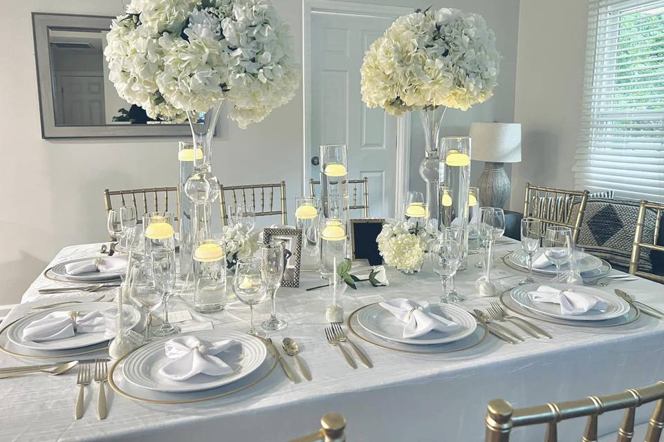 Modern centerpieces