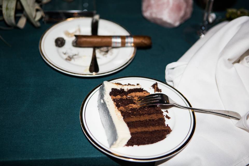 Cake & Cigar Image © THE GOLD COLLECTIVE