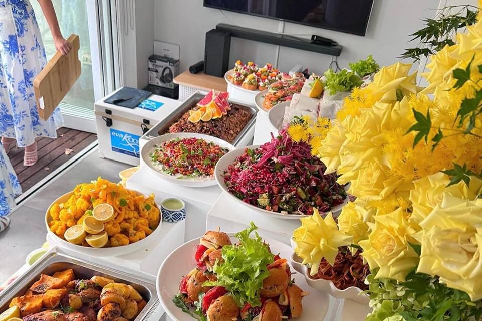 Bridal room brunch
