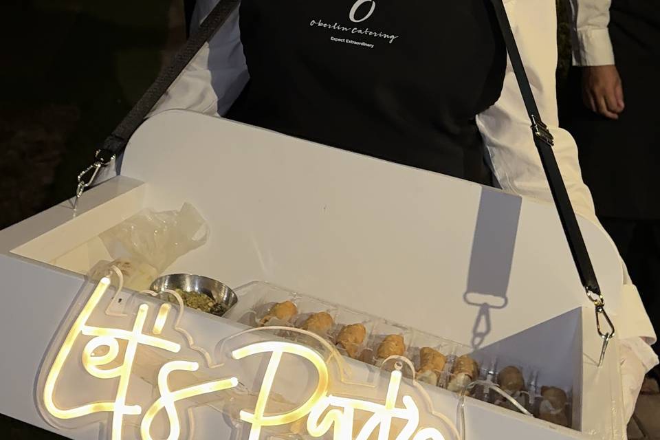 Our Cannoli tray