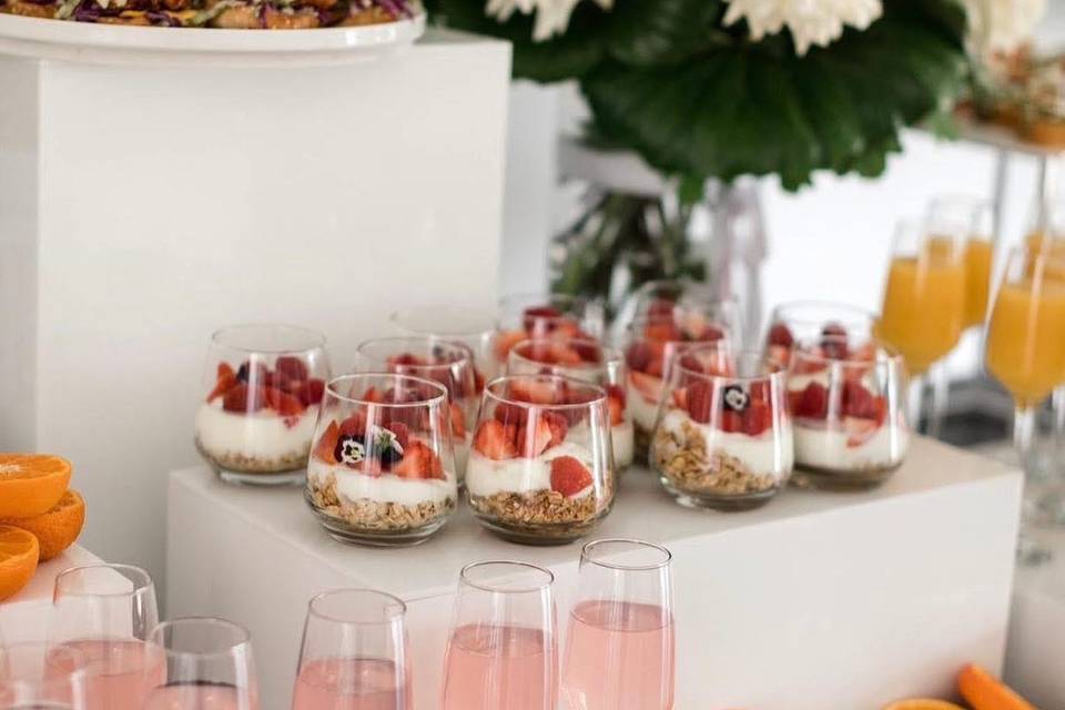 Mimosas pre wedding