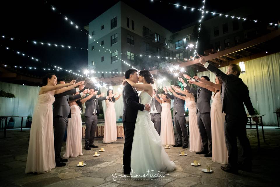 Wedding Party | Sparklers