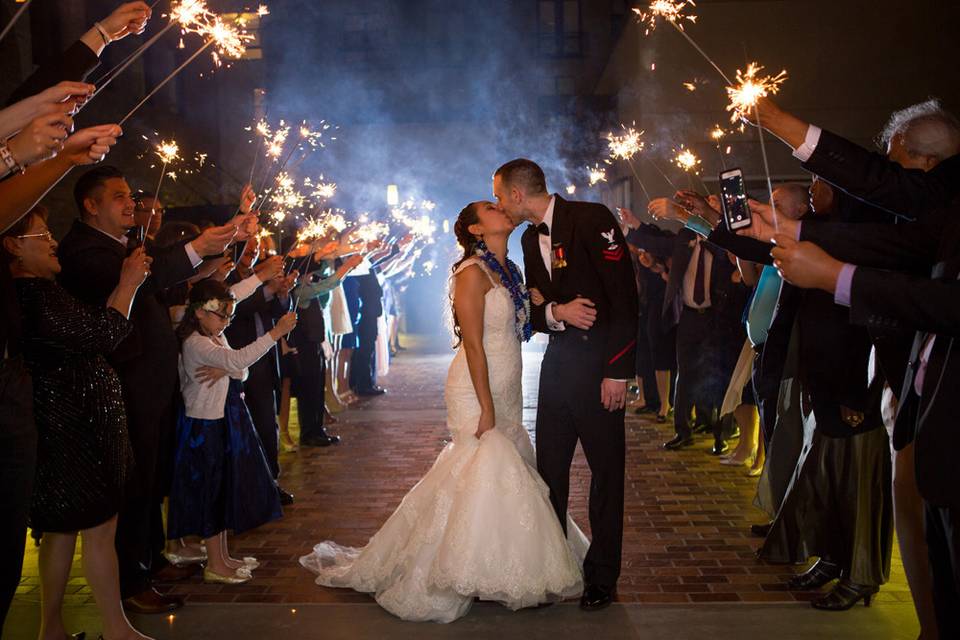 Bridge of Love | Sparklers