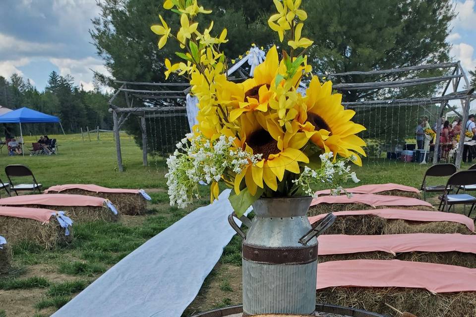 Whiskey Barrel decor