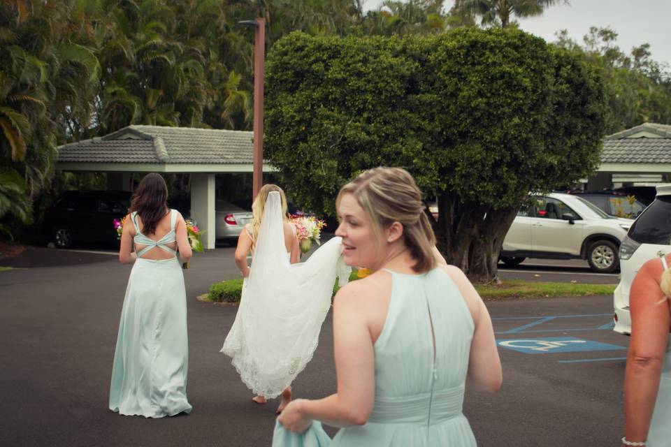 Hawaii Wedding Still Walking