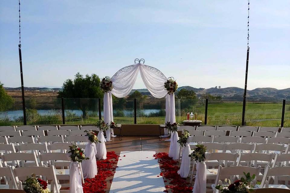 Outdoor ceremony