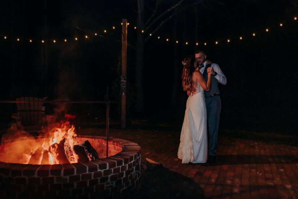 Dancing by the fire