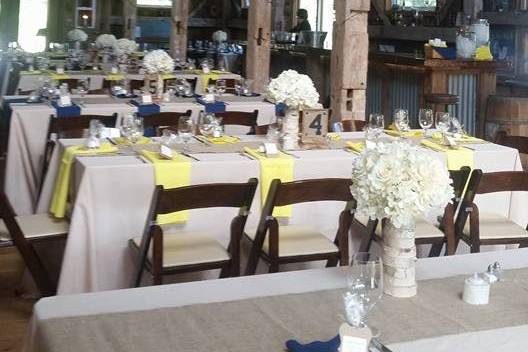 Wedding tablescape