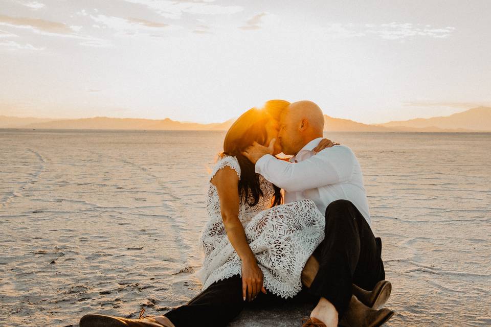 Utah Salt Flats Elopement