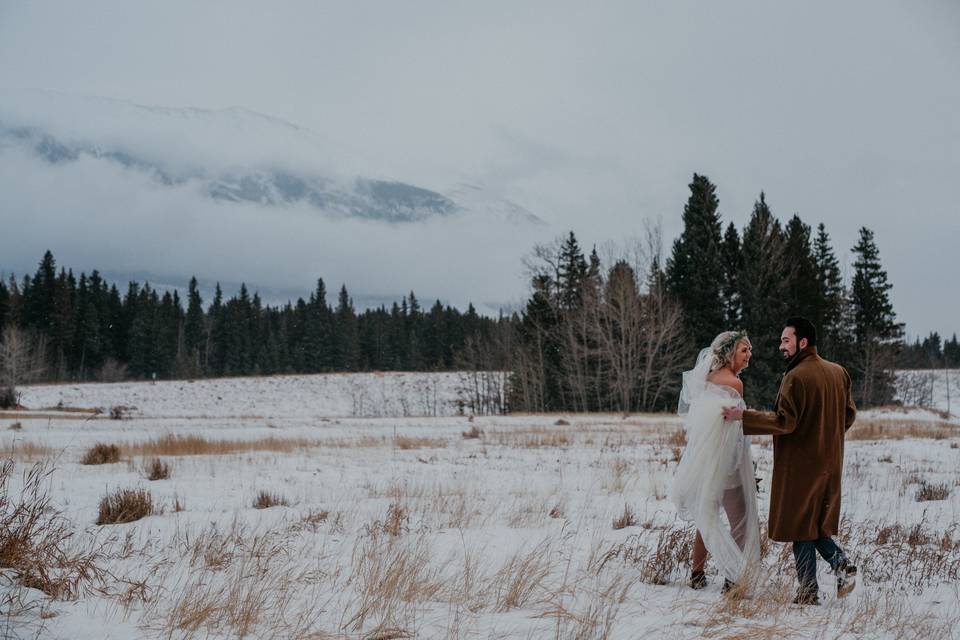 Banff national park elopement