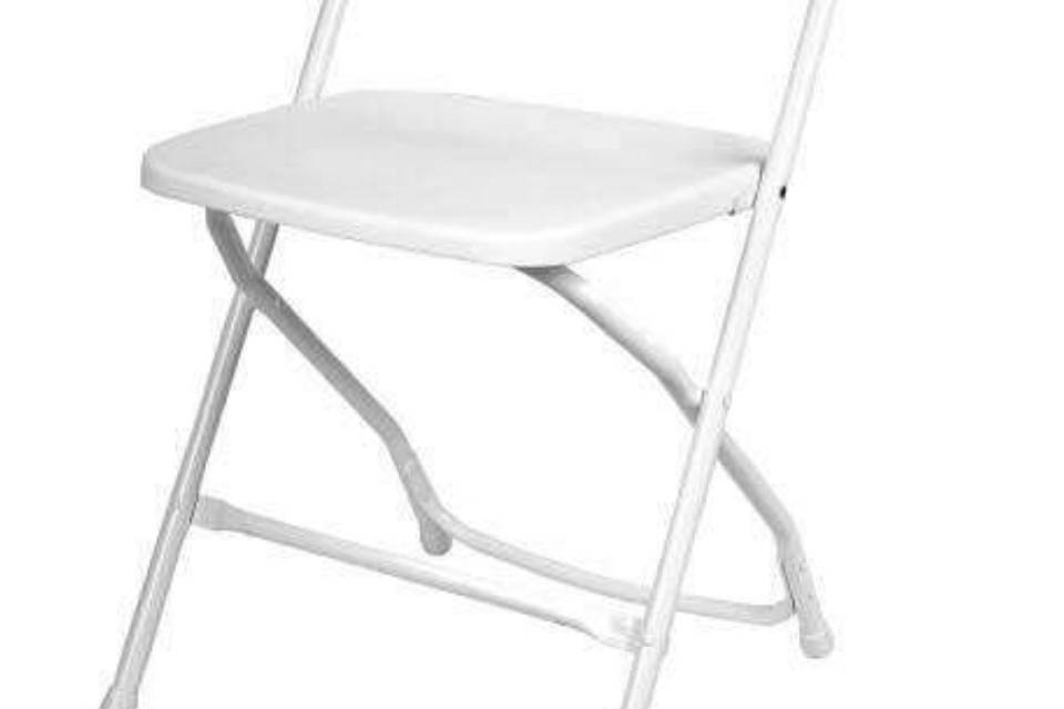 Basic White Folding Chair
