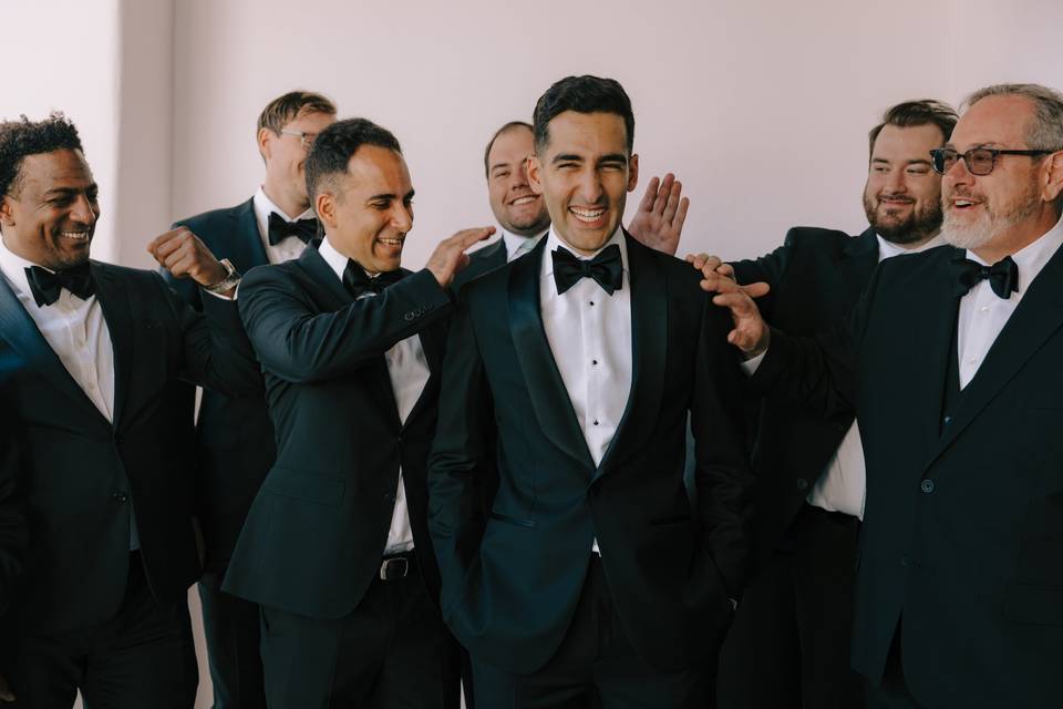 Celebratory Groomsmen