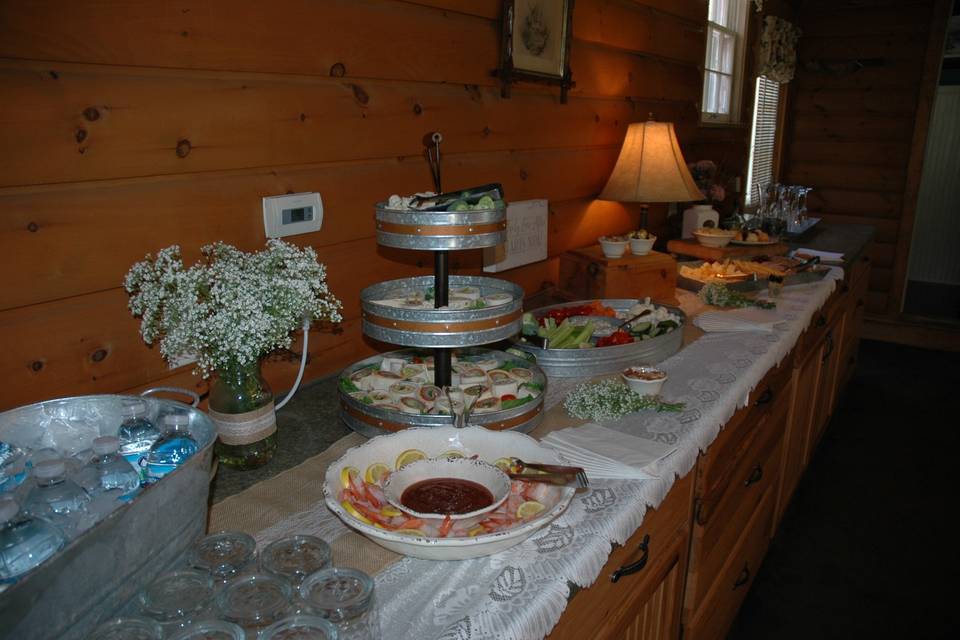 Buffet area