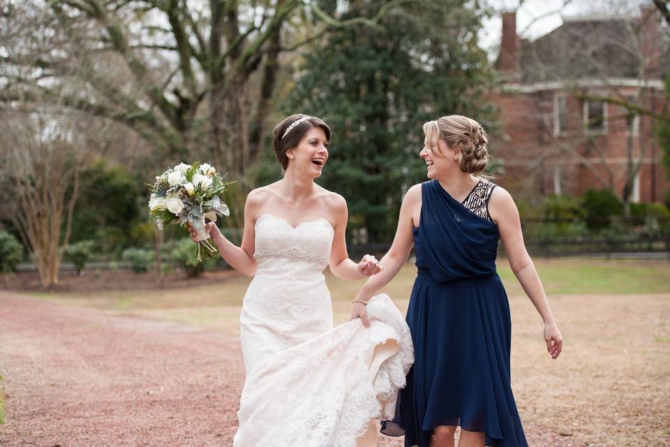 Bride and her Sister