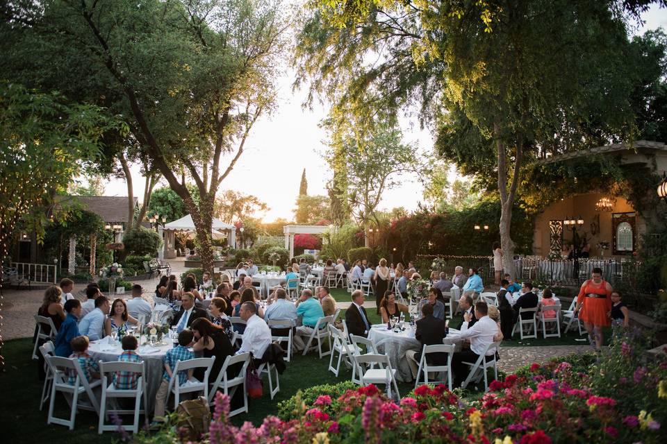 Ballroom Venue Front Garden