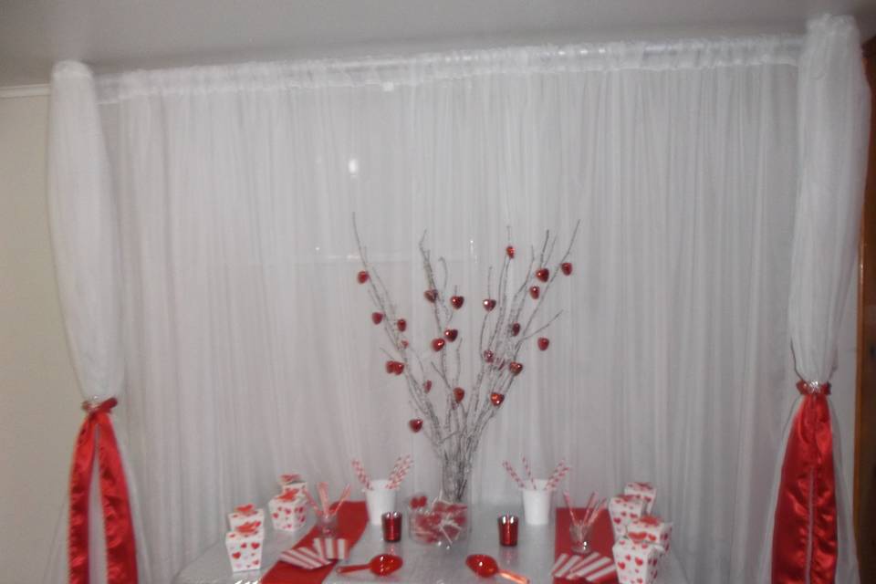 Valentine's Day Sweetheart Table and Backdrop (Hyattsville, MD)