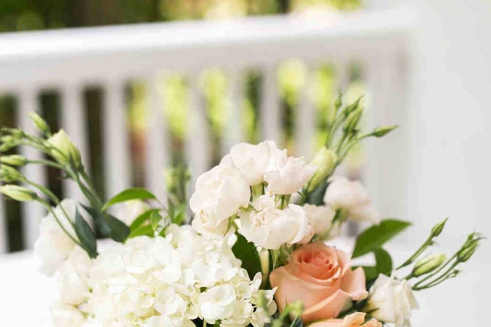 Gazebo with florals