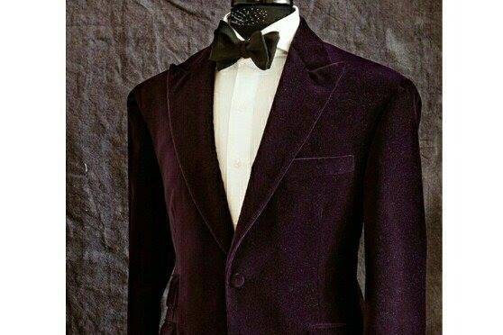 Burgundy tuxedo