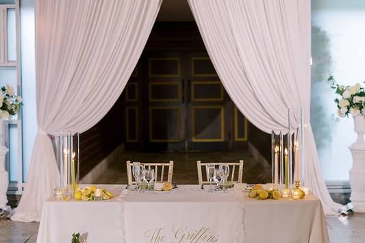 Entry drape