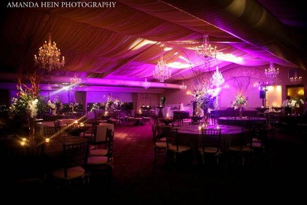 Naperville wedding lighting at Meson Sabika.