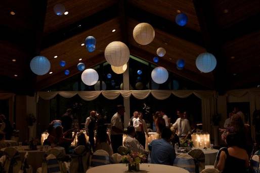 Wedding lanterns.