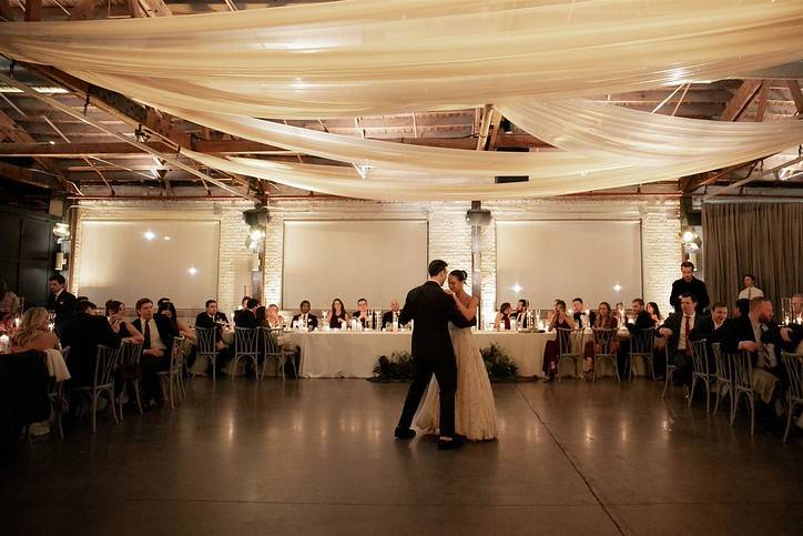 Ceiling drape
