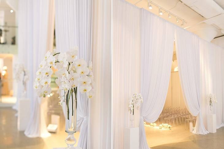 Wedding drape