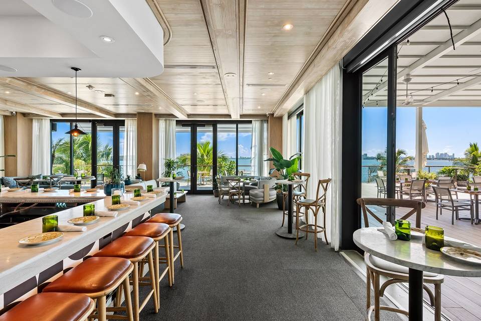Stunning Indoor RooftopLounge