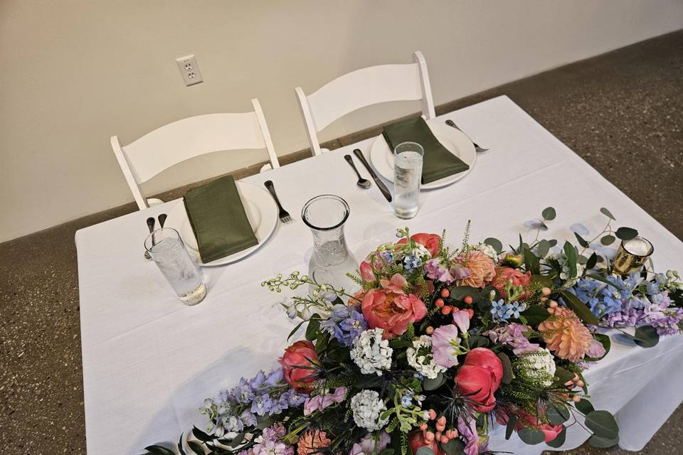 Sweetheart table