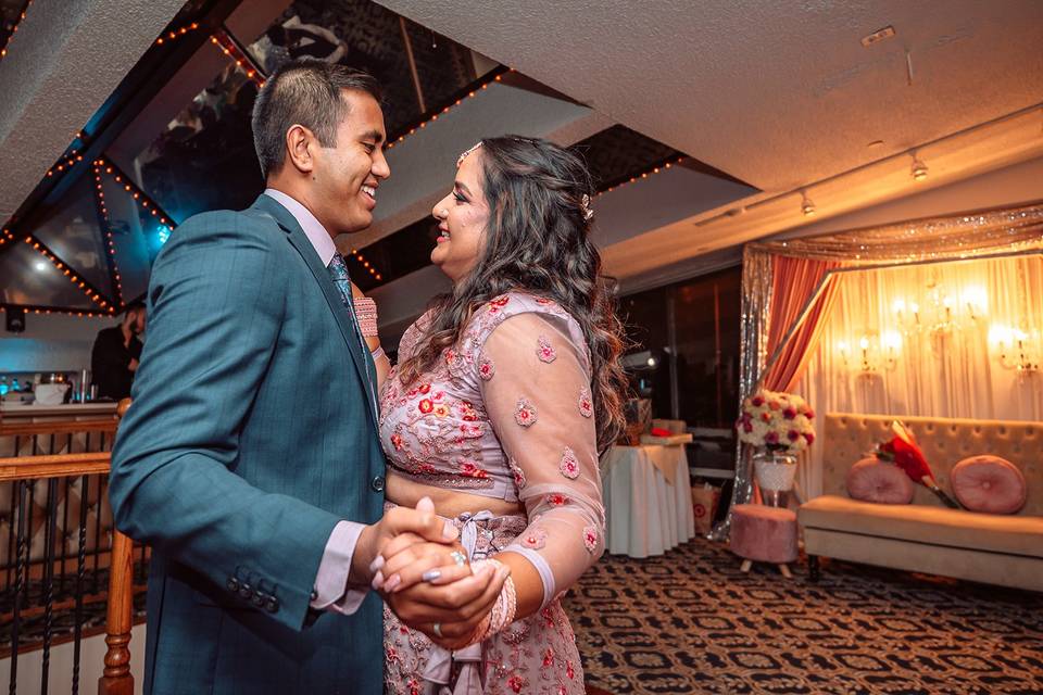 The happy couple
