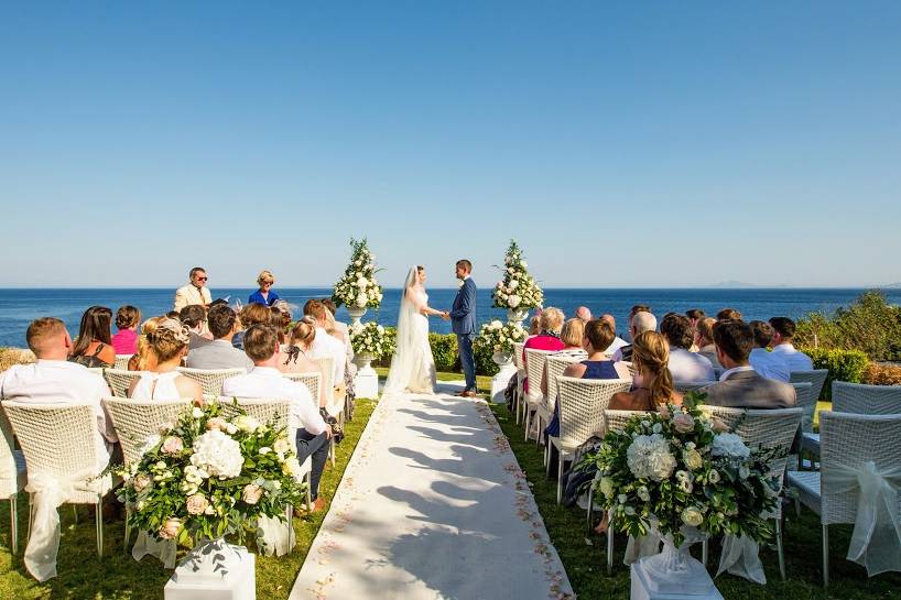 Waterfront wedding