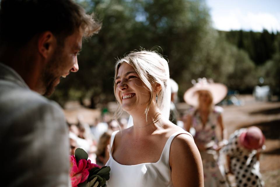 Rustic ceremony