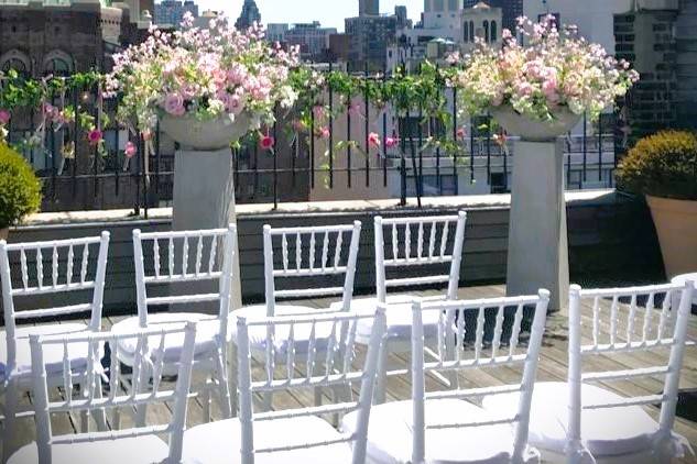 Ceremony tall pieces