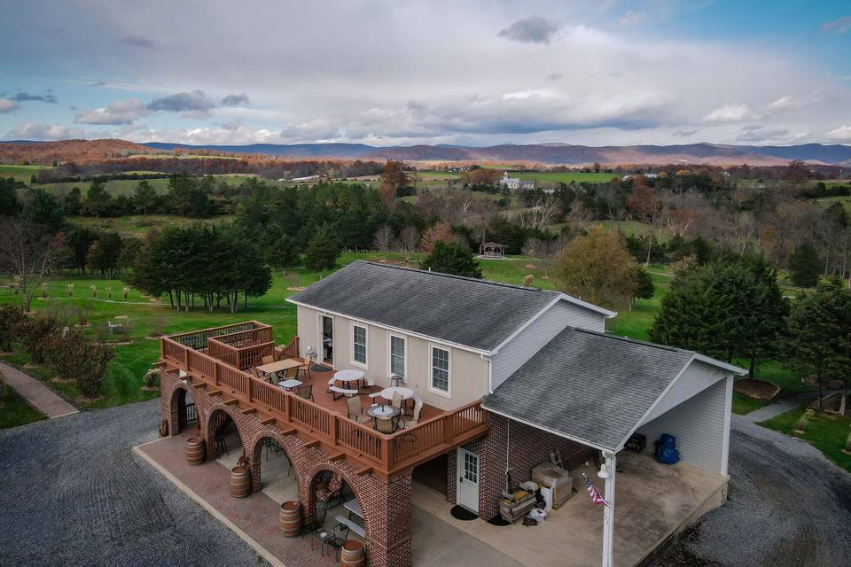 The tasting room