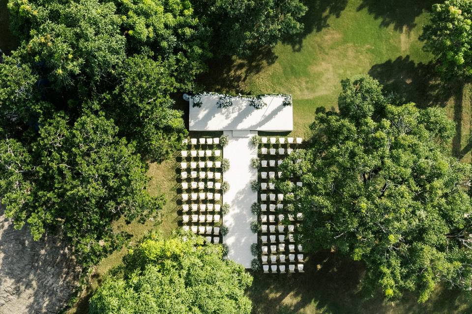 CEREMONY FROM DRONE