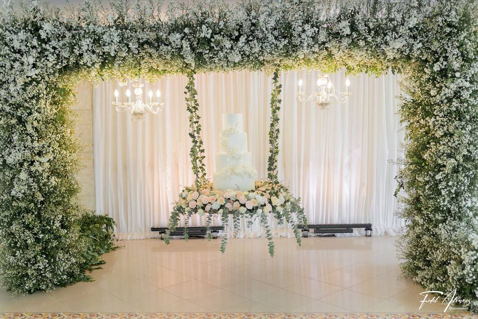 Wedding cake area