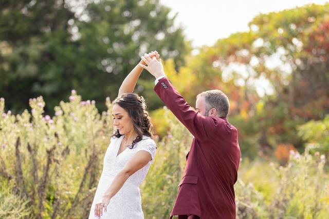 Practicing first dance