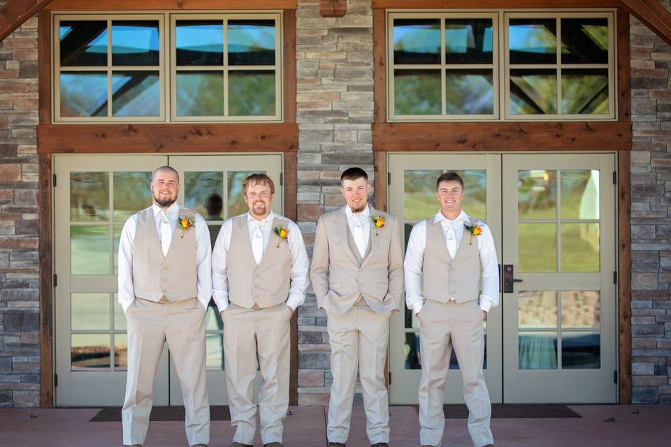 Groom with Grommsmen