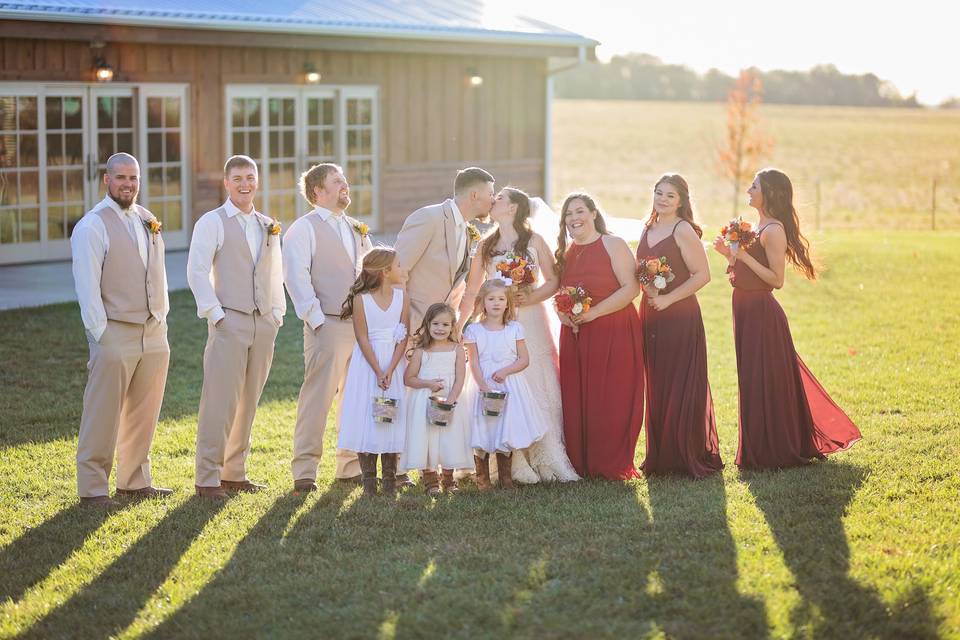 Bridal party at The Loft