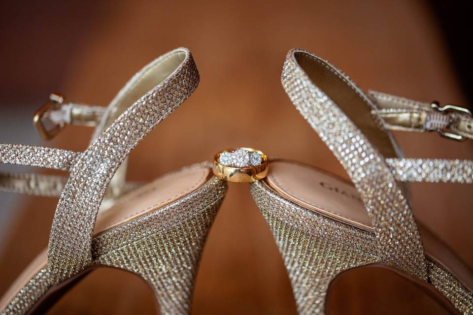 Ring details on shoes