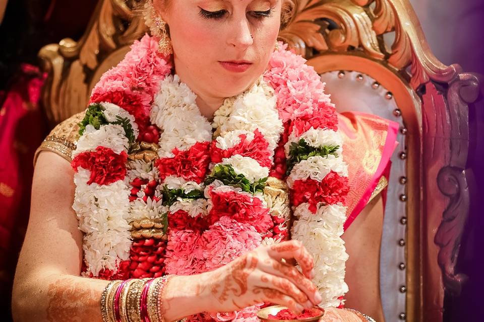 Indian bridal look @ shruti,va