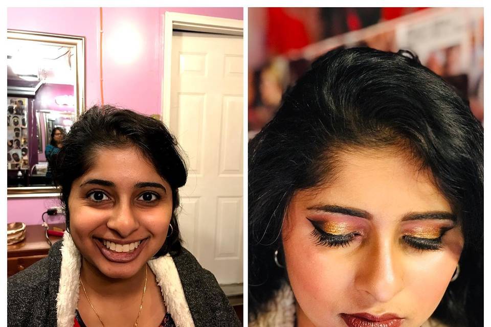 Indian bridalmakeup@ shruti,va