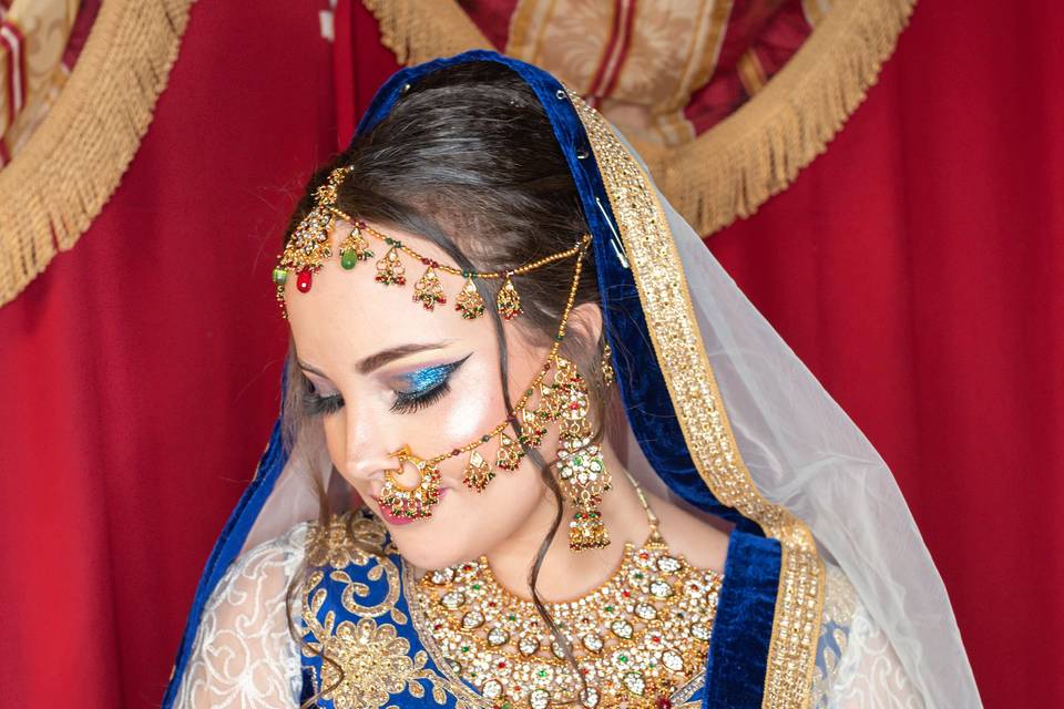 Amazing indian bridal look ,va