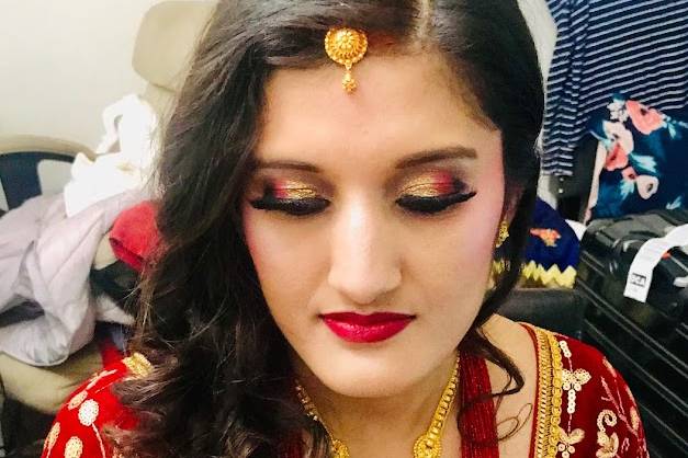RECEPTION BRIDAL MAKE UP , VA