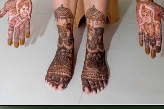 Bridal henna in dc/md/va