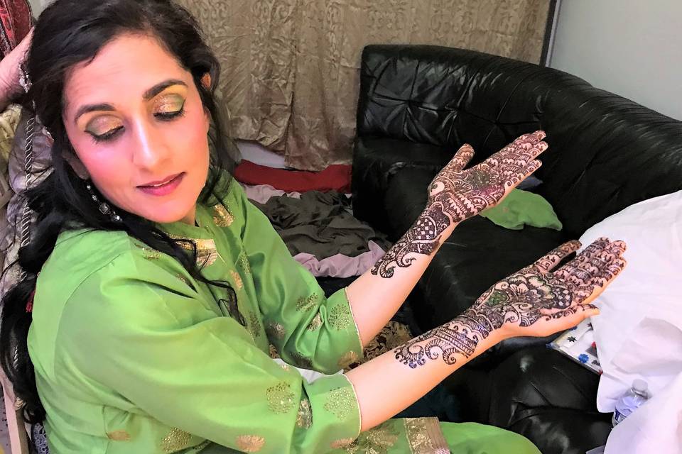 Bridal henna by shruti, va,dc