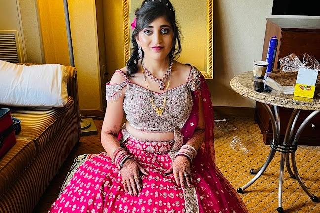 RECEPTION BRIDAL MAKE UP , VA