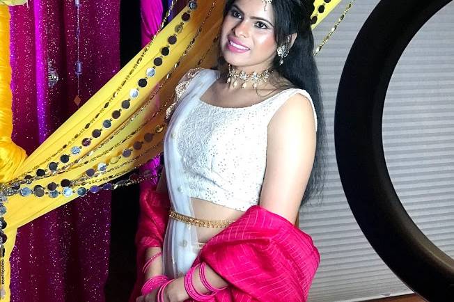 Sangeet bridal look by shruti