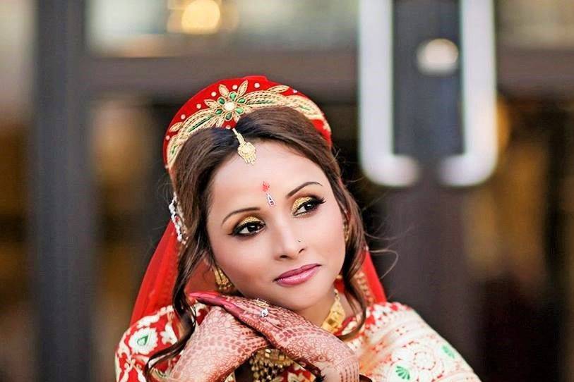 NEPALI BRIDAL MAKE UP , VA