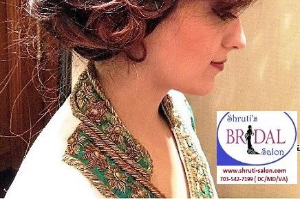 Indian bridal look @ shruti,va